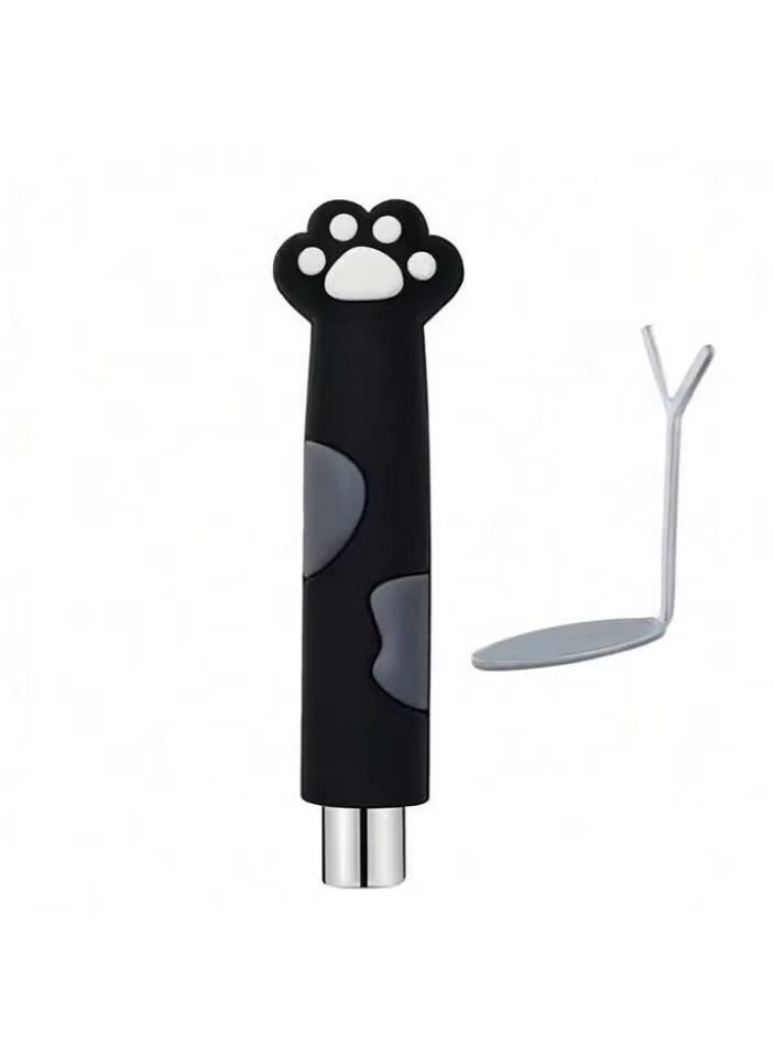 Double-ended magnetic tool for creating cat-eye designs on liquid cat-eye gel nail polish. - Image 4