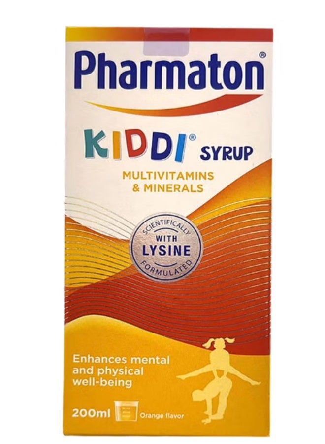 Kiddi Syrup Multivitamins And Minerals 200Ml