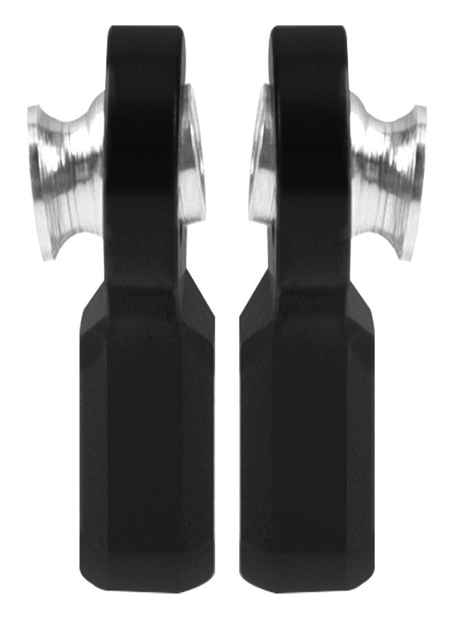 Vgoohobby 6Pcs Vgoohobby Metal M3 Tie Rod End Bend Ball Head Holder Link Compatible with Axial SCX10 Traxxas TRX4 Tamiya CC01 Axial SCX10 1/10 RC Car (Black) - Image 4