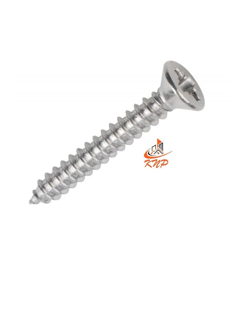 KNP Self Tapping CSK Head Screw 10 X 2" - Image 1