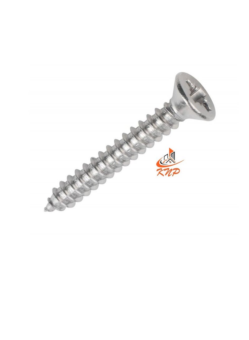 KNP Self Tapping CSK Head Screw 10 X 2" - Image 2