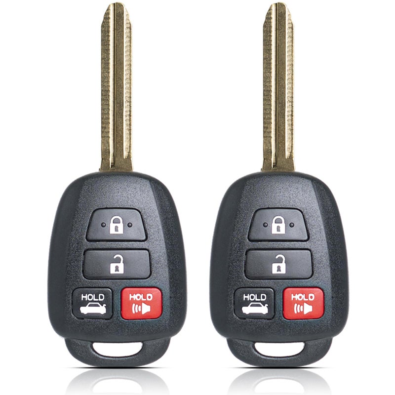 MechanMagic Key Fob Remote Replacement Fits for Toyota Corolla 20142019Camry 20142017Tacoma 20162018 HYQ12BDM Keyless Entry Remote Control HYQ12BEL 8907002880 H ChipPack of 2