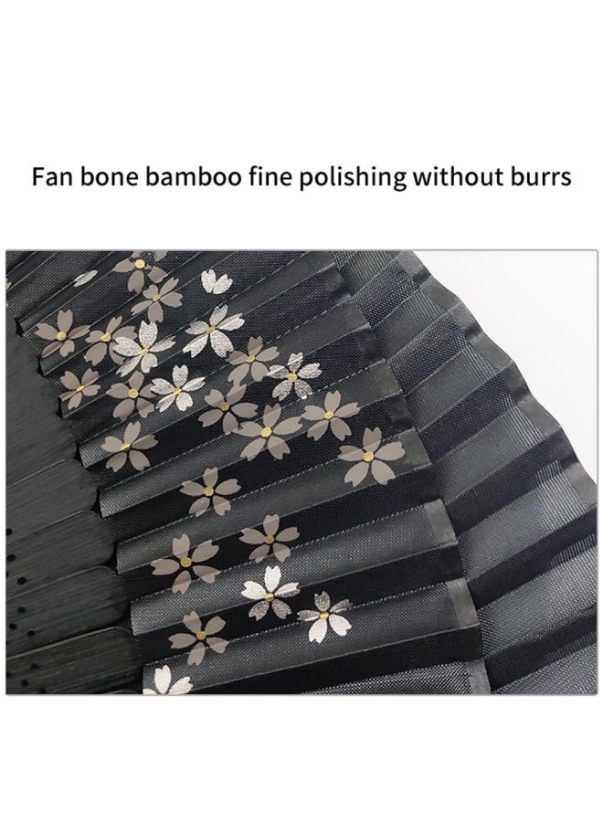 Loquat Chinese Hundred Folding Silks Fan - Image 2