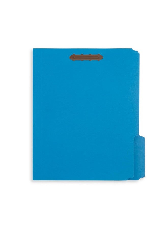 بلو سوميت سابلايز 50 مجلد ملفات - لسان مقوى مقطوع بمقدار 1/3 - متين ذو طرفين مصمم لتنظيم الملفات الطبية القياسية وملفات عملاء القانون وتقارير المكتب - بحجم خطاب، عبوة من 50 مجلدًا (أزرق) - Image 4