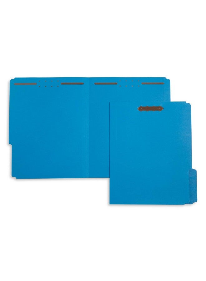 بلو سوميت سابلايز 50 مجلد ملفات - لسان مقوى مقطوع بمقدار 1/3 - متين ذو طرفين مصمم لتنظيم الملفات الطبية القياسية وملفات عملاء القانون وتقارير المكتب - بحجم خطاب، عبوة من 50 مجلدًا (أزرق) - Image 5