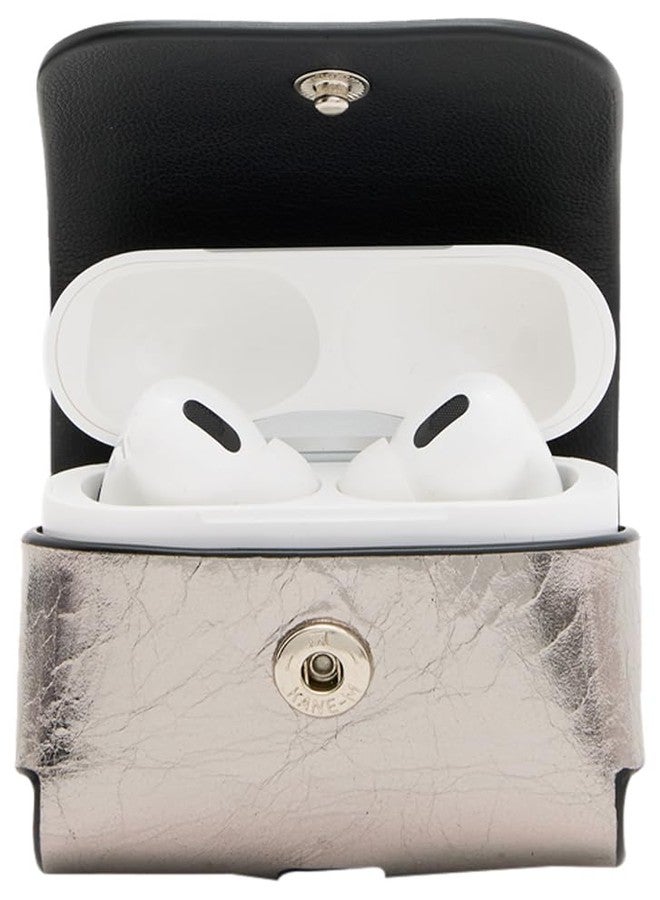 AllSaints Airpod Case, Gunmetal Grey - Image 2