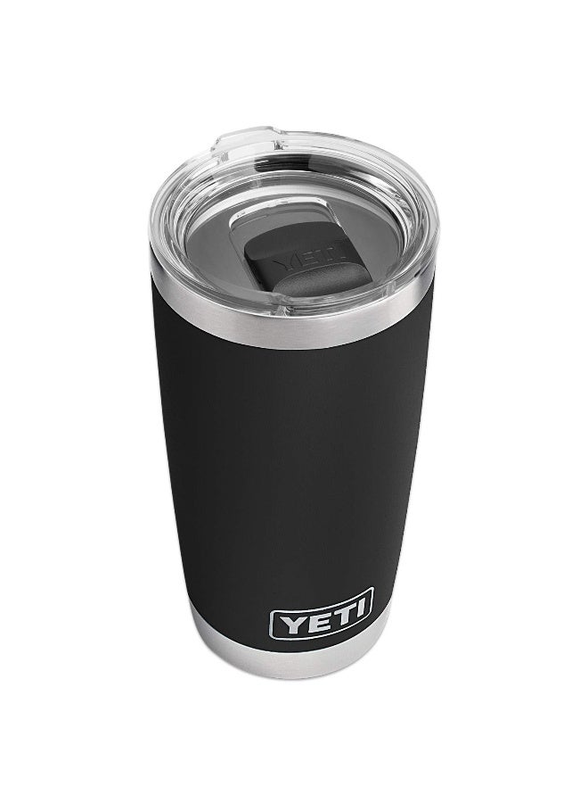 YETI Rambler 20 oz Tumbler Stainless Steel Vacuum Insulated with MagSlider Lid Black - Image 1