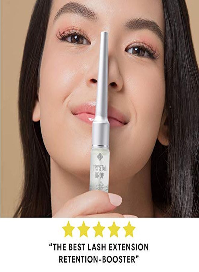 bl BL Elash Black Diamond / Crystal Drop Eyelash Coating Sealant ; Protective Topcoat For Longlasting Eyelash Extensions 7 Ml/ 0.24 Fl Oz (Clear) - Image 2