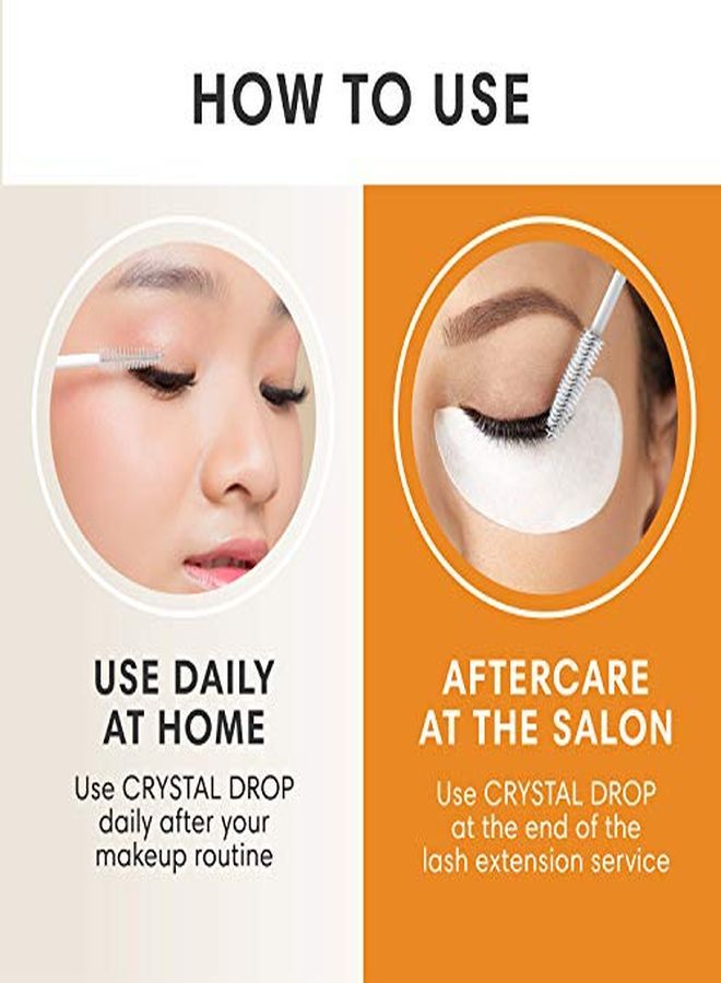 bl BL Elash Black Diamond / Crystal Drop Eyelash Coating Sealant ; Protective Topcoat For Longlasting Eyelash Extensions 7 Ml/ 0.24 Fl Oz (Clear) - Image 5