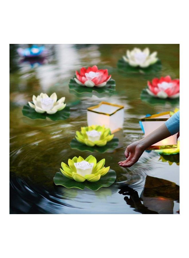 6 Piece Floating Lotus Light Multicolour - Image 5