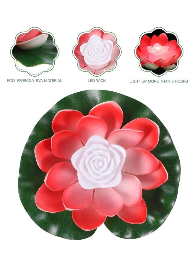 6 Piece Floating Lotus Light Multicolour - Image 4