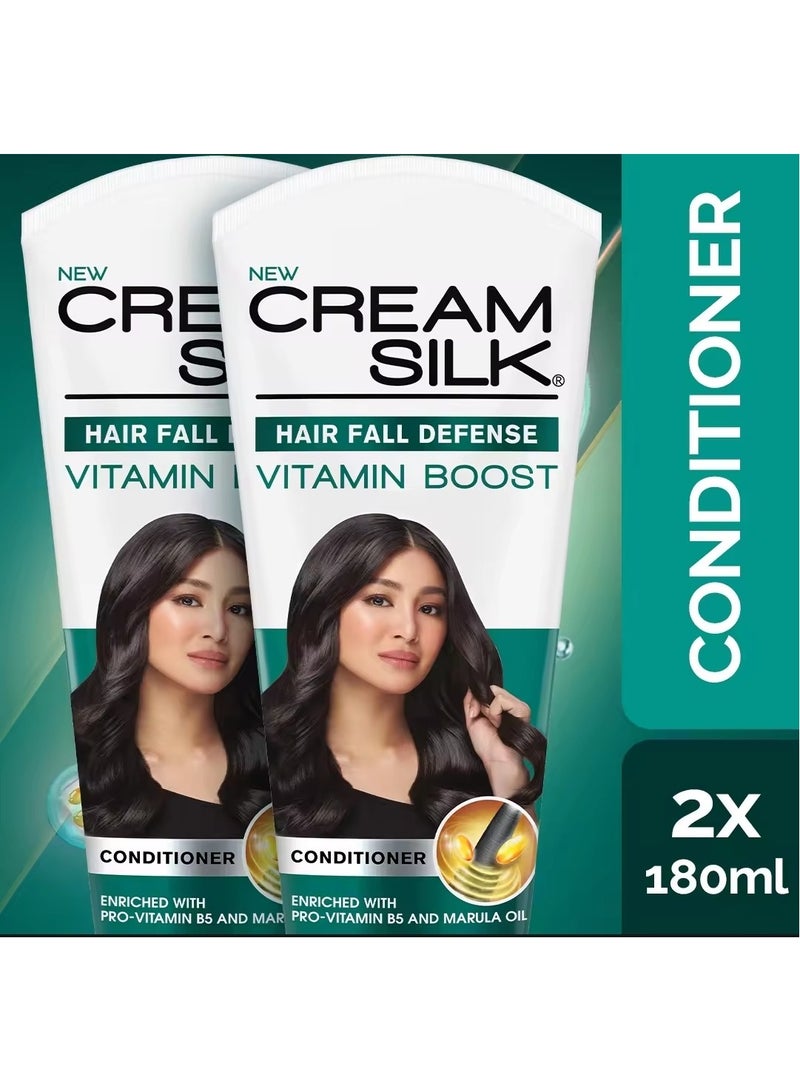 Creamsilk Cream Silk Ultimate Reborn Hair Fall Defense Conditioner -180ml*2 - Image 1