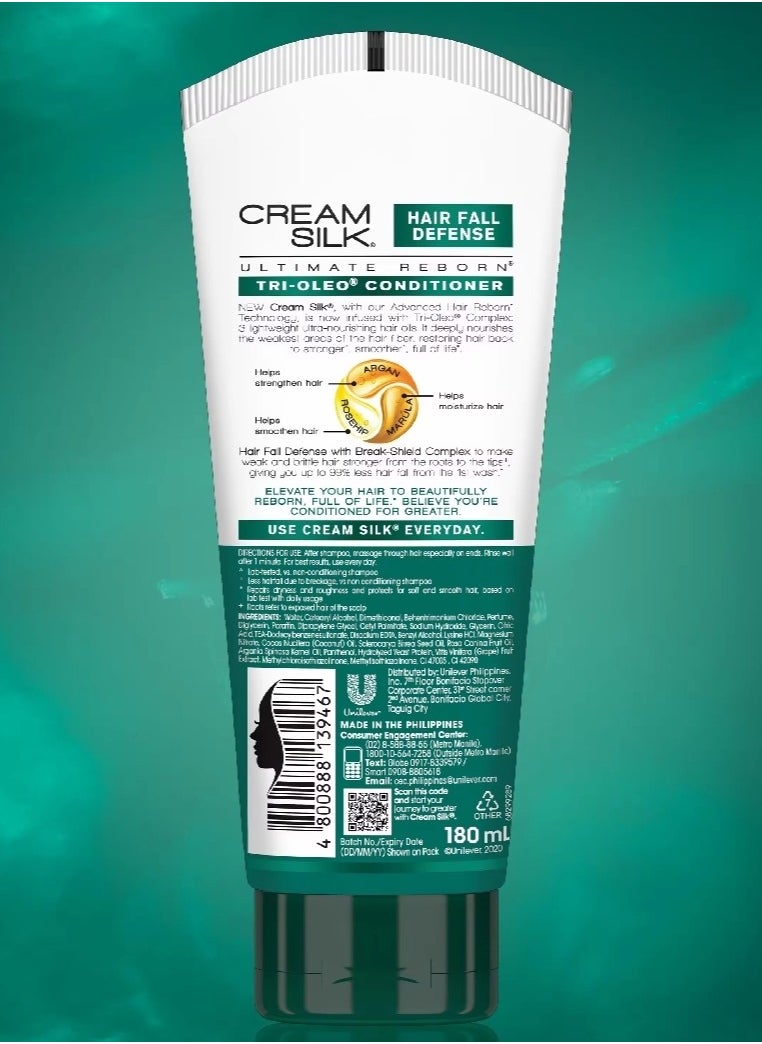 Cream Silk Ultimate Reborn Hair Fall Defense Conditioner -180ml*2 - pzsku/Z947A46F473EB00199082Z/45/_/1740408334/532c7b33-4897-4324-a661-d11450bffbbd