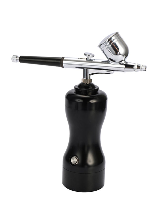 NIBEMINENT Mini Airbrush Air Compressor Kit Black 0.62kg 