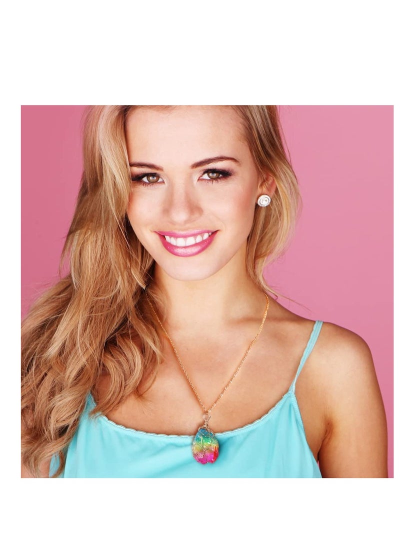 SYOSI Vintage Crystal Pendant Necklaces for Women Girls Chakra Healing Carnelian Necklace Bohemian Retro Sunflower Necklace Sun and Moon Pendants - Image 2