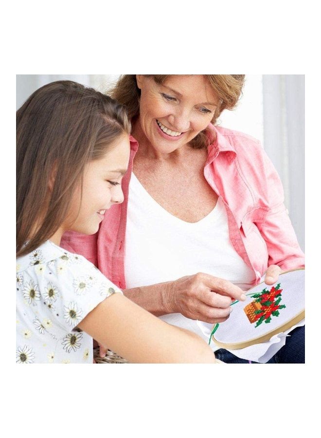 Loquat 50-Piece Hand DIY Embroidery Starter Kit Multicolour 23 x 20cm - Image 4