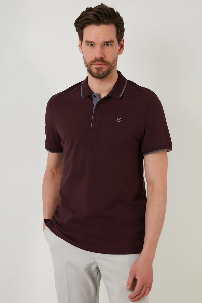 Buratti 100% Cotton Buttoned Polo T Shirt Men's POLO 5902118