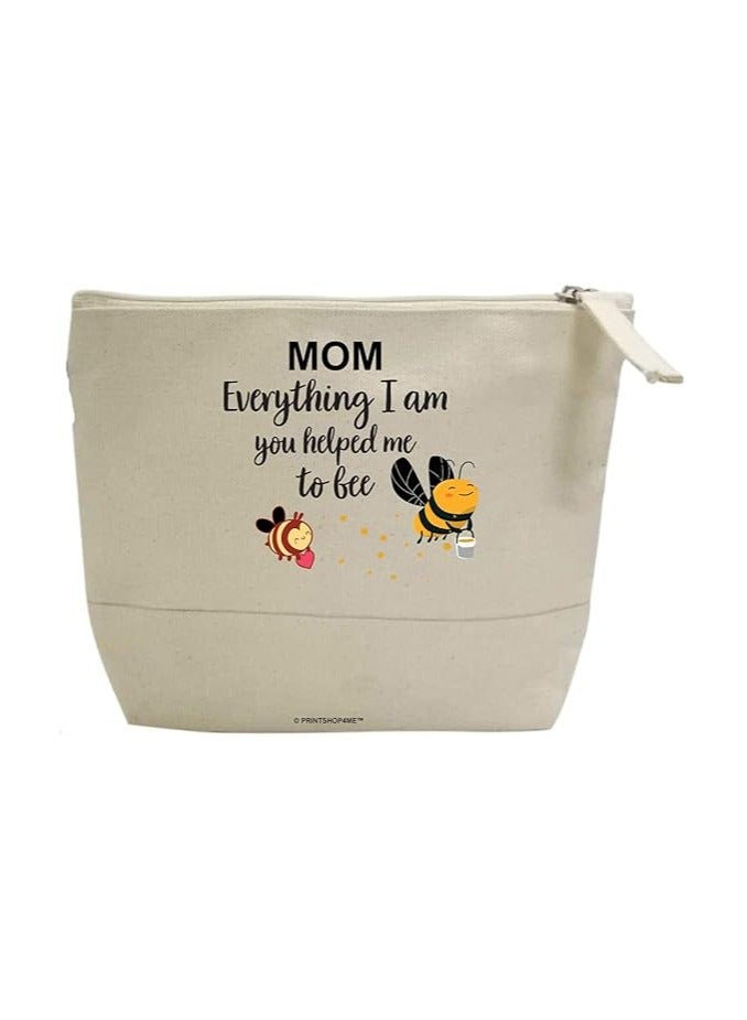 PRINTSHOP4ME Mother Cosmetic Travel Bag Makeup bags for Toiletries, Mobile Phone, Small Makeup Pouch For Women Popular As Mothers day gift or Gifts For Mother. - Image 1