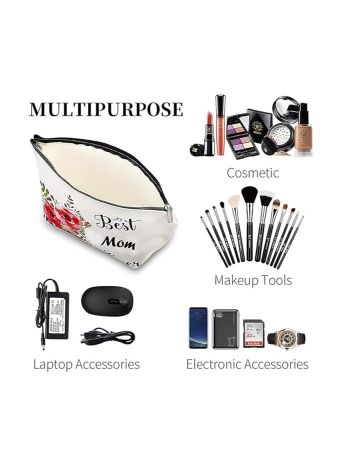 PRINTSHOP4ME Mother Cosmetic Travel Bag Makeup bags for Toiletries, Mobile Phone, Small Makeup Pouch For Women Popular As Mothers day gift or Gifts For Mother. - Image 3