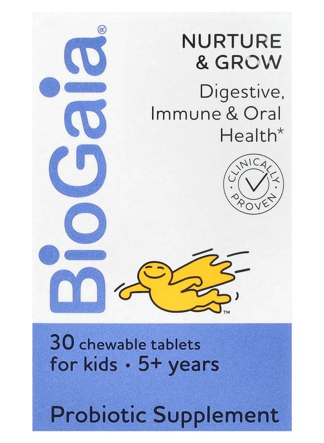 BioGaia نورتشر & جرو 5+ سنوات 30 قرص مضغ