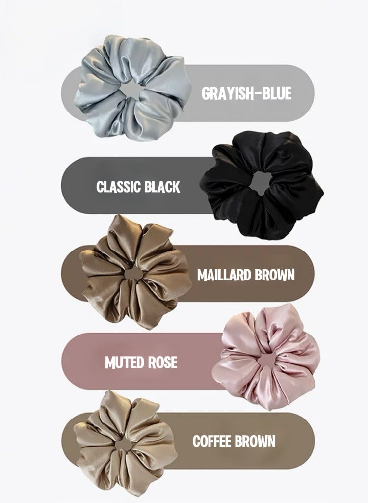 عام **ربطات شعر فرنسية كلاسيكية - بتصميم سحابي قطني ناعم، تثبيت لطيف، بدون تكسير وراحة فائقة - وردي خافت** - Image 3