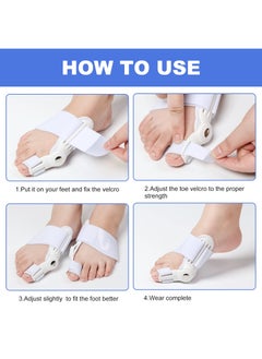 2 Pack Bunion Corrector Set - Toe Splint for Bunion Relief and Big Toe Straightening - Day and Night Support for Men and Women - pzsku/Z947AB0D44911531096B4Z/45/_/1713522269/aadf27d5-1873-420a-8ba0-c45b66934d29