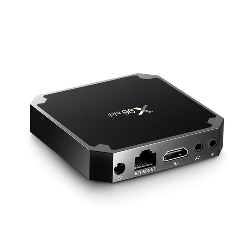 جهاز Android TV Box 4K X96mini مزود بمجموعة شرائح Amlogic S905W2 مع فك ترميز الفيديو AV1 - ذاكرة RAM بسعة 2 جيجابايت وذاكرة ROM بسعة 16 جيجابايت لبث ذكي للترفيه المنزلي - Image 1