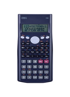 Deli Scientific Calculator - 240 Functions, 10+2 Digit Display, 3 Years Warranty, Dark Blue, E1710