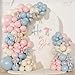 NUTTYBASH Gender Reveal Balloon Arch Kit 141Pcs Pink Blue Sand White Balloons with Bows for Boy or Girl Gender Reveal Decorations Baby Shower Boho Bachelorette Birthday Party Supplies - Image 2