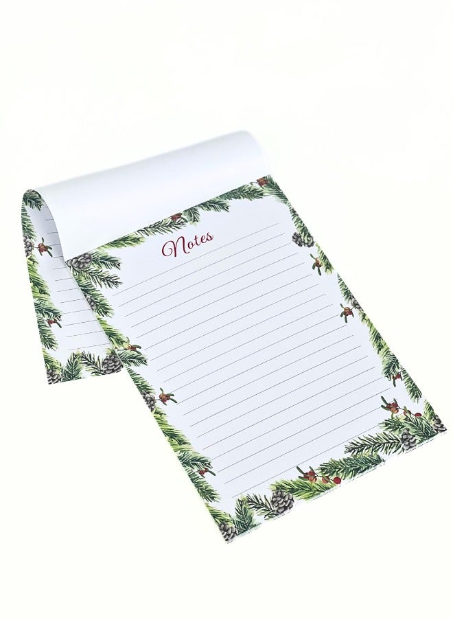Generic Personalized Christmas Notepads - Pack of 5- 50 Sheets with To-Do List - Customizable with Names and Festive Designs - Image 3