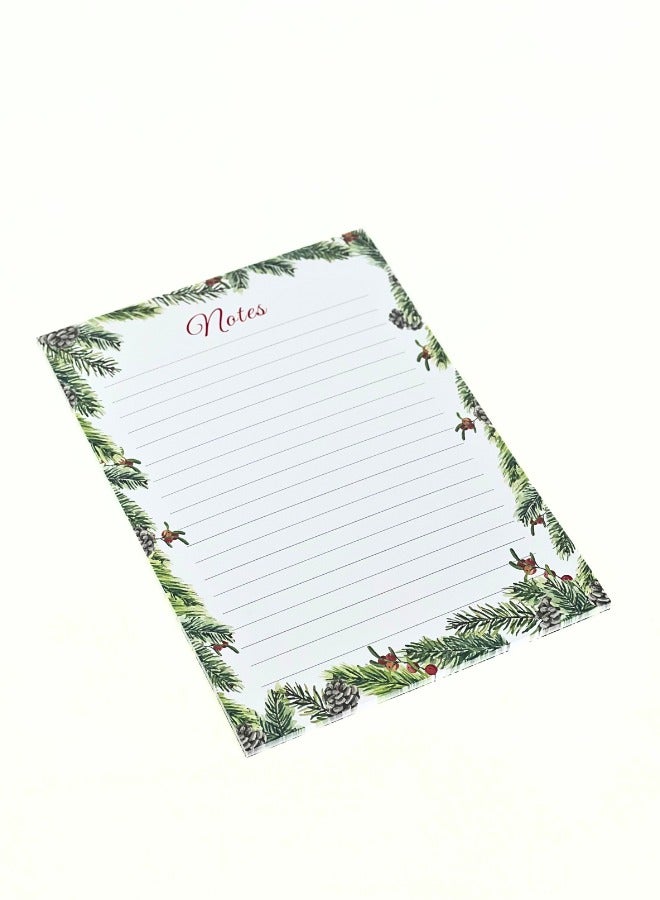 Generic Personalized Christmas Notepads - Pack of 5- 50 Sheets with To-Do List - Customizable with Names and Festive Designs - Image 2