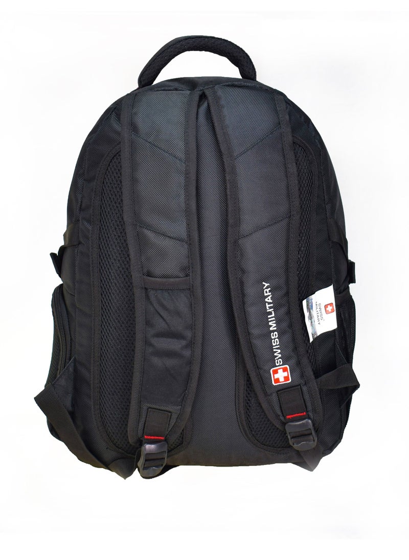 SWISS MILITARY - Swiss Military Backpack  - Creast  - Black - 25L - Image 1