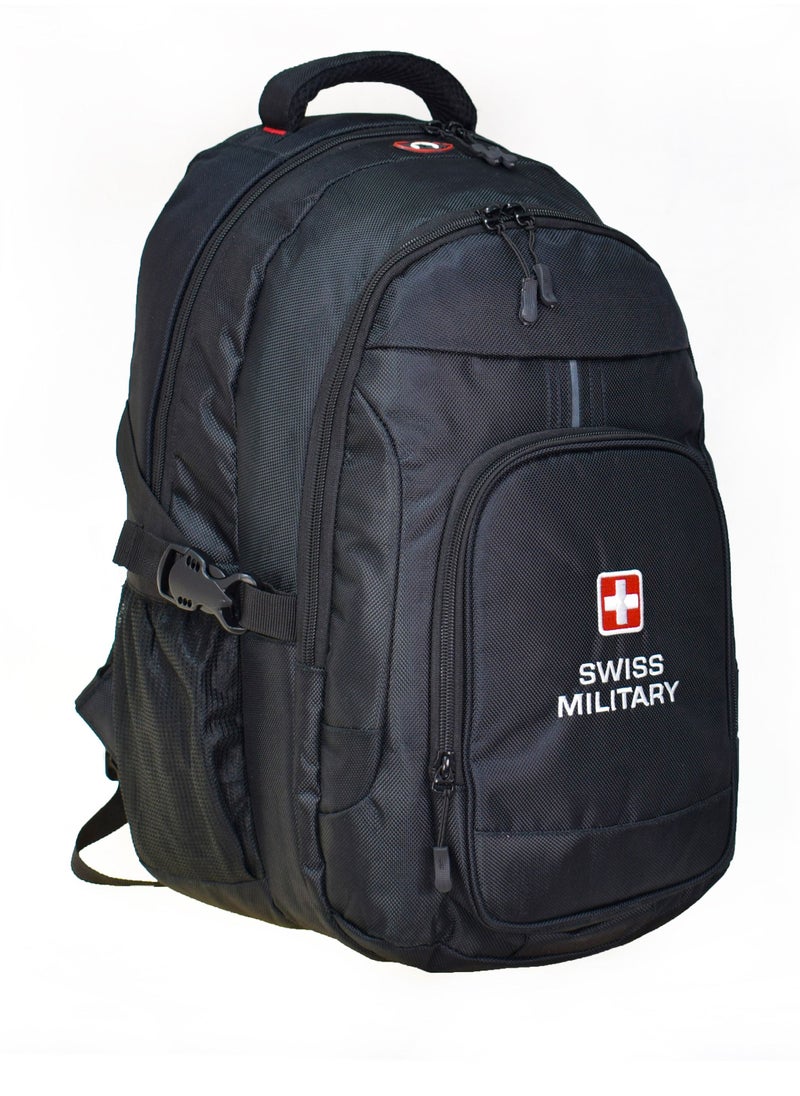 SWISS MILITARY - Swiss Military Backpack  - Creast  - Black - 25L - Image 1