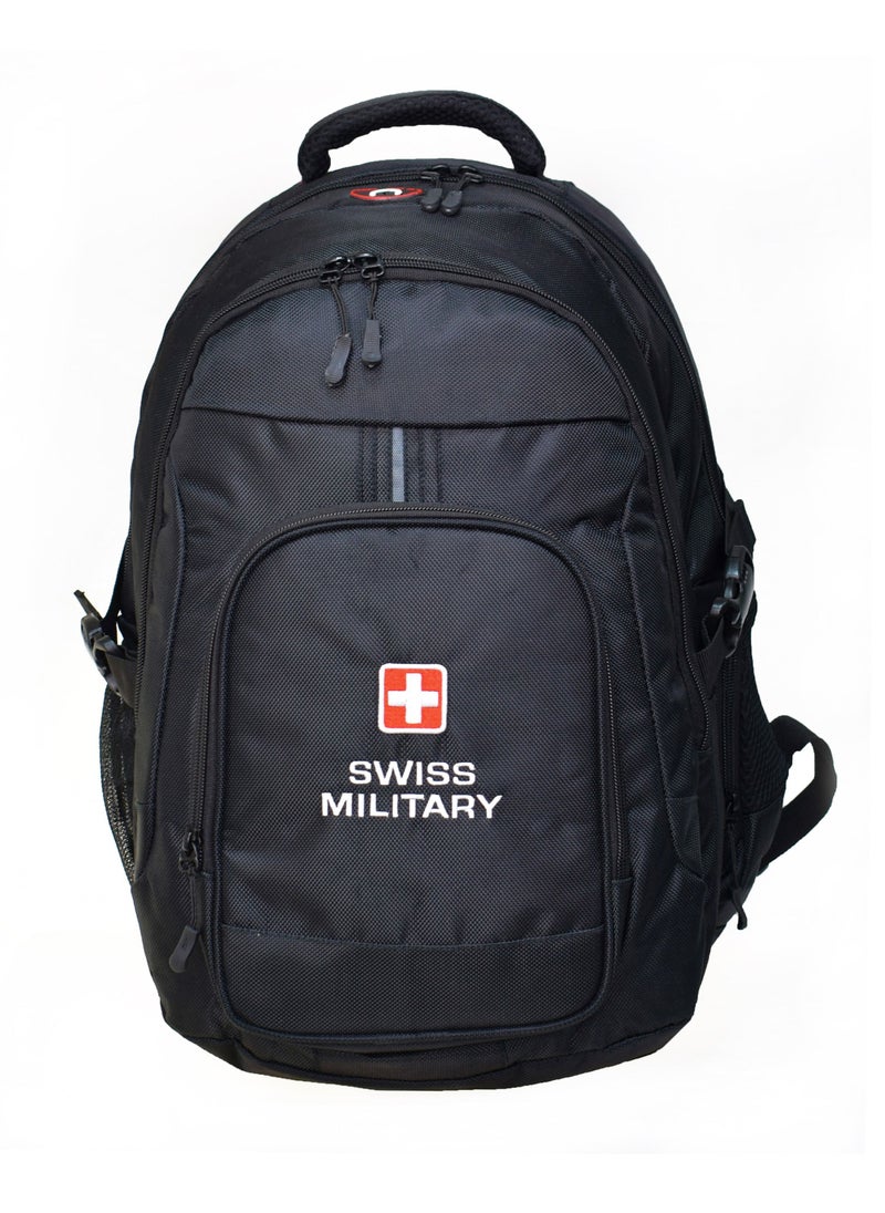 SWISS MILITARY - Swiss Military Backpack  - Creast  - Black - 25L - Image 1