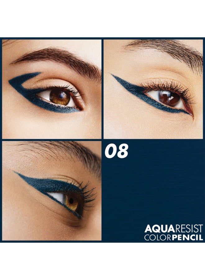 MAKE UP FOR EVER Aqua Resist Colour Pencil 2.5g - 8 Deep Sea - Image 4