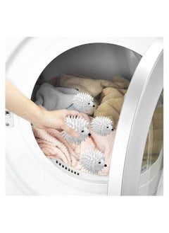 XiuWoo 4 Pcs Dryer Balls Reusable Laundry Fabric Softener Alternative Reduce Drying Time and Save on Energy for Machine Anti Static Soft Washing  - Image 2