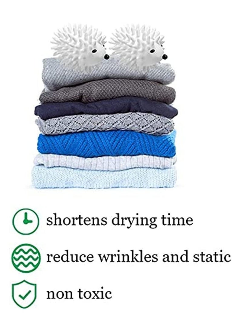 XiuWoo - 4 Pcs Dryer Balls Reusable Laundry Fabric Softener Alternative Reduce Drying Time and Save on Energy for Machine Anti Static Soft Washing - Image 1
