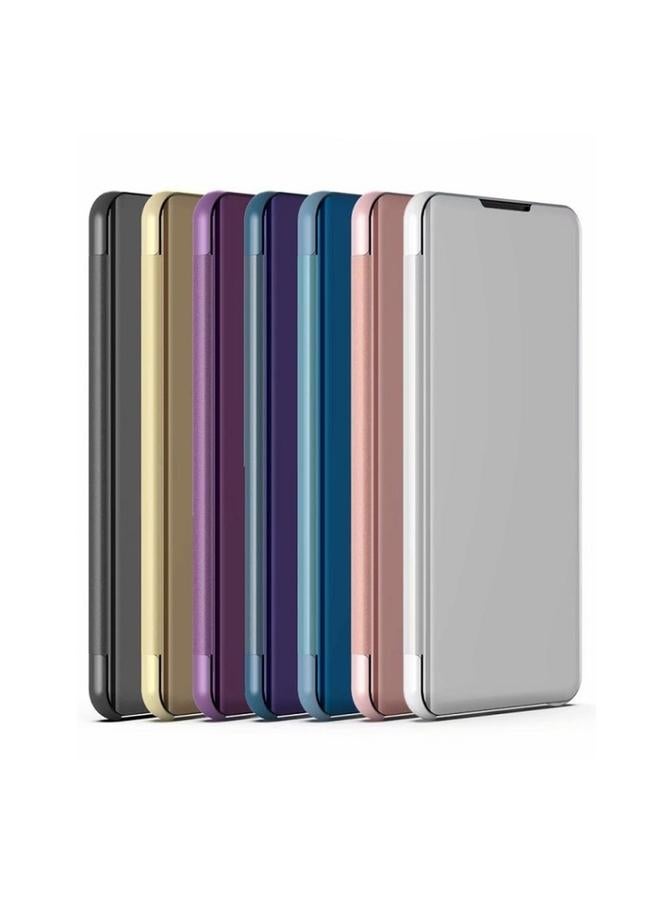 S-TOP Case For iPhone 15 Pro Max Plated Mirror Horizontal Flip Leather Phone Case with Holder - Image 2
