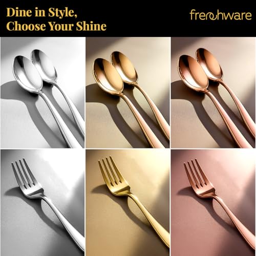 Frenchware Cutlery (Set of 6, Stainless Steel Sliver Spoons Set), 100% Food Grade, Non Toxic, Anti-Rust, Dishwasher Safe, Perfect Gifting Set for All Occasions - Image 5
