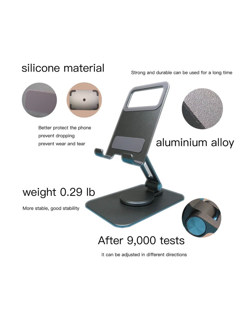 EXCEFORE Cell Phone Stand, Magnetic Phone Stand Holder for Desk, 360 Rotation Phone stand Height Adjustable, with All Mobile Phones - Image 5