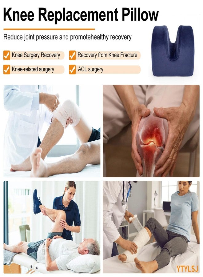 YTYLSJ Knee Replacement Pillow for Post Surgery Recovery, Knee Surgery Recovery After Surgery Hip Abductor Pillow Maintains Leg Fixators While Sleeping - Image 4
