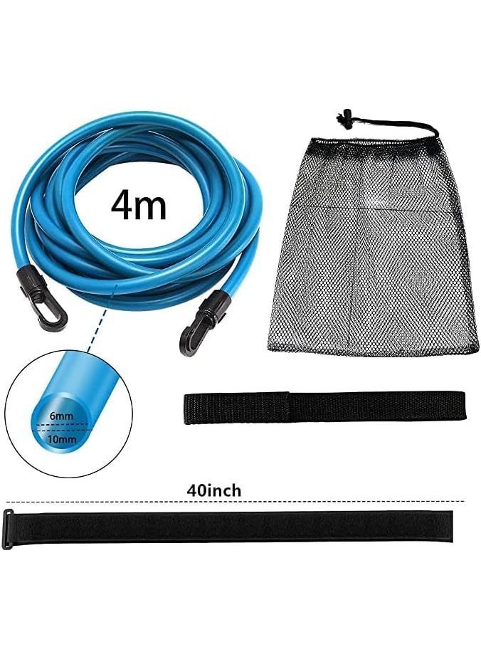 Generic 1 x 5 pcs Swim Resistance Belt Strength Trainer Gear Red 3 m 