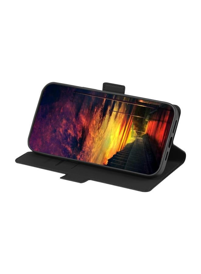 اس-توب جراب لهاتف Samsung Galaxy A02 مصنوع من الجلد مع أزرار جانبية وملمس قطني - Image 3