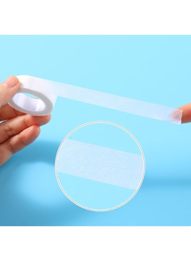 Flexible Skin tape Breathable nose Tape Self Adhesive gauze tape for wounds Injuries Swelling Sports (6 rolls), Micropore paper Tape, 0.5 inches x 10 yards (White) - Image 4