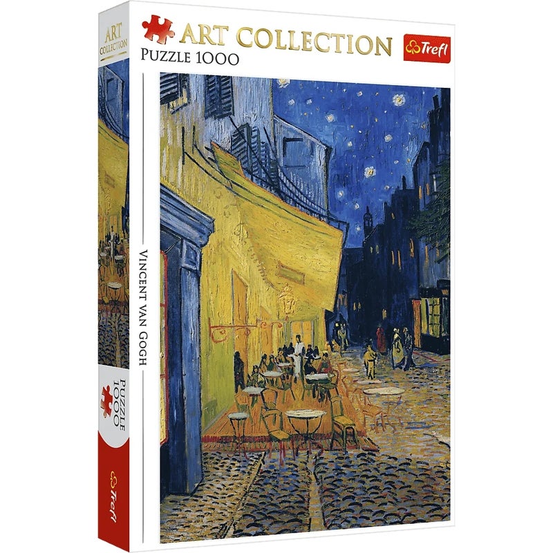 Trefl - Café Terrace at Night Art Collection Puzzle 1000 Pieces - 10942 - Image 1