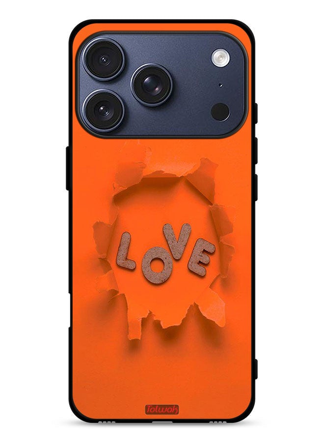 Tolwak Apple iPhone 17 Pro Protective Case Cover Love - Image 1