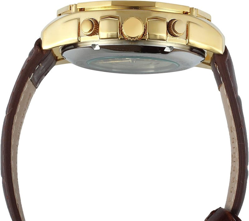 FORSINING Men's Skeleton Mechanical Watch with Genuine Leather Strap - Image 4