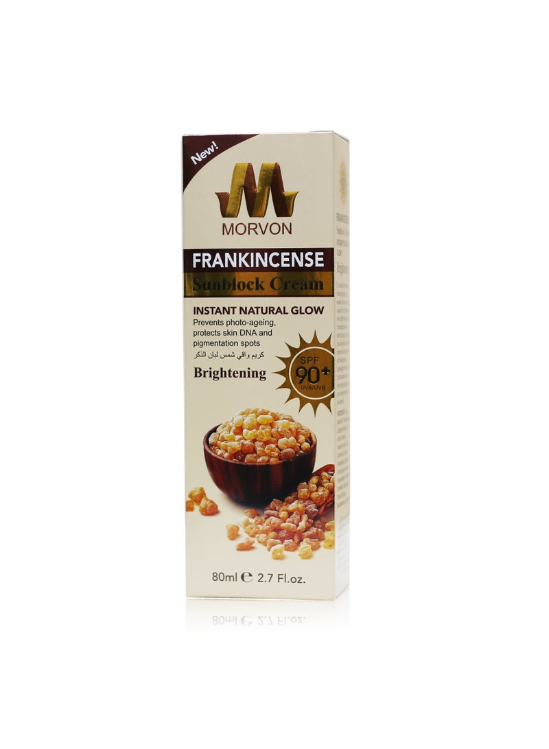 MORVON Frankincense Sunscreen Cream 80ml - Image 1