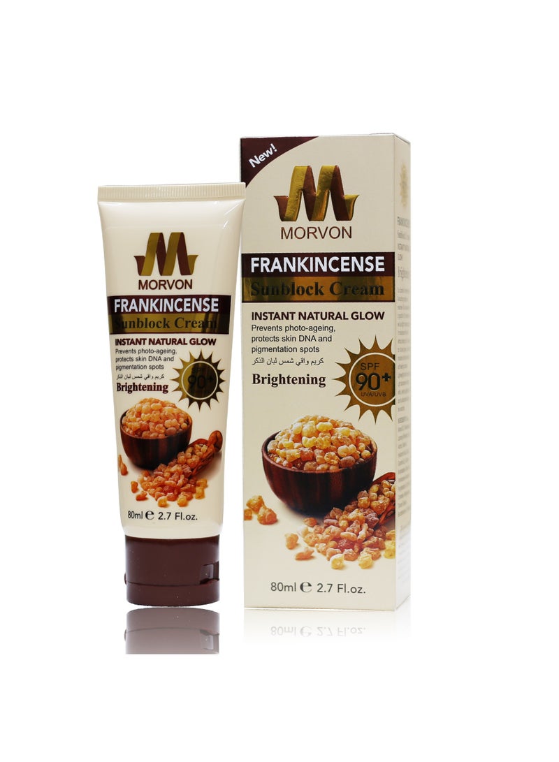 MORVON Frankincense Sunscreen Cream 80ml - Image 3