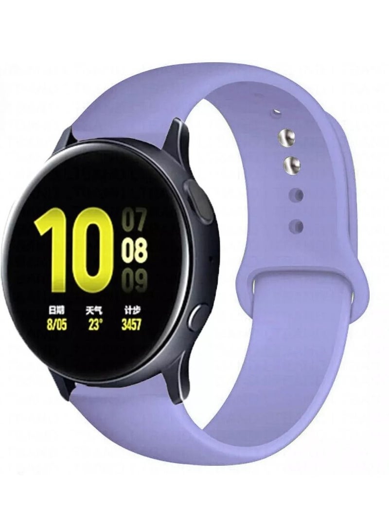 Replacement Band Compatible with Huawei Watch GT2 Pro/GT 2e/GT GT2 GT3 46mm/Watch 3 Pro 48mm Silicone Strap 22mm Band Compatible for huawei watch 3 45mm_Light Purple